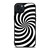 SPIRAL BLACK iPhone 15 Plus Case Cover