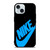 NIKE LOGO BLUE iPhone 15 Case Cover
