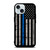 THIN BLUE LINE USA iPhone 15 Case Cover