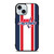 WASHINGTON CAPITALS STRIPE iPhone 15 Case Cover WASHINGTON CAPITALS STRIPE iPhone 15 Case Cover