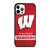 WISCONSIN BADGERS 3 iPhone 12 Pro Max Case Cover WISCONSIN BADGERS 3 iPhone 12 Pro Max Case Cover