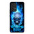 BIKER SKULL FLAMING BLUE Samsung Galaxy A53 5G Case Cover