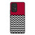 COLOR BLOCK DARK RED CHEVRON Samsung Galaxy A53 5G Case Cover