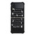 DISNEY LESSONS BLACK MARBLE Samsung Galaxy Z Flip 3 5G Case Cover