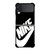 NIKE BLACK Samsung Galaxy Z Flip 3 5G Case Cover