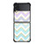 OMBRE PASTEL CHEVRON PATTERN Samsung Galaxy Z Flip 3 5G Case Cover