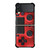 PS4 CONTROLLER PLAYSTATION RED Samsung Galaxy Z Flip 3 5G Case Cover