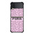VICTORIA'S SECRET PINK LOGO PATTERN Samsung Galaxy Z Flip 3 5G Case Cover