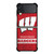 WISCONSIN BADGERS 3 Samsung Galaxy Z Flip 3 5G Case Cover