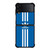 ADIDAS STRIPE BLUE Samsung Galaxy Z Flip 4 5G Case Cover