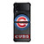 CHICAGO CUBS METAL LOGO Samsung Galaxy Z Flip 4 5G Case Cover