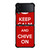 KEEP CALM AND CHIVE ON 4 Samsung Galaxy Z Flip 4 5G Case Cover