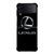 LEXUS BLACK LOGO Samsung Galaxy Z Flip 4 5G Case Cover