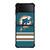 MIAMI DOLPHINS NFL ICON 2 Samsung Galaxy Z Flip 4 5G Case Cover