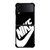 NIKE BLACK Samsung Galaxy Z Flip 4 5G Case Cover