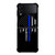 THIN BLUE LINE PUNISHER BLACK Samsung Galaxy Z Flip 4 5G Case Cover