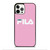 FILA PINK iPhone 12 Pro Case Cover