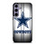 DALLAS COWBOYS SILVER METAL Samsung Galaxy S24 Plus Case Cover