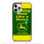 JOHN DEERE RUN iPhone 12 Pro Case Cover