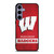 WISCONSIN BADGERS 3 Samsung Galaxy S24 Plus Case Cover