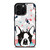 BOSTON TERRIER DOG 3 iPhone 16 Pro Max Case Cover