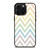 CHEVRON PATTERN RAINBOW COLOR iPhone 16 Pro Max Case Cover