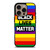 BLACK LIVES MATTER RAINBOW iPhone 16 Pro Case Cover