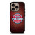 DETROIT PISTONS WOODEN LOGO iPhone 16 Pro Case Cover