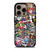 STICKER BOMB DC iPhone 16 Pro Case Cover