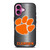 CLEMSON TIGERS METAL iPhone 16 Plus Case Cover