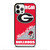 UNIVERSITY GEORGIA BULLDOGS 4 iPhone 12 Pro Case Cover
