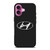 HYUNDAI CARBON LOGO iPhone 16 Plus Case Cover
