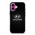 HYUNDAI METAL LOGO iPhone 16 Plus Case Cover