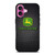 JOHN DEERE METAL LOGO iPhone 16 Plus Case Cover