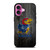 KANSAS JAYHAWKS WOODEN LOGO iPhone 16 Plus Case Cover