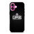 LOS ANGELES CLIPPERS METAL LOGO iPhone 16 Plus Case Cover