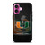 MIAMI HURRICANES UM 1 iPhone 16 Plus Case Cover
