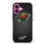 MINNESOTA WILD METAL iPhone 16 Plus Case Cover