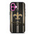 NEW ORLEANS SAINTS STRIPE iPhone 16 Plus Case Cover