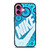 NIKE BLUE DASHING iPhone 16 Plus Case Cover