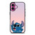 STITCH AND LILO CUTE iPhone 16 Plus Case Cover