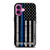 THIN BLUE LINE WE STAND iPhone 16 Plus Case Cover