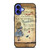 ALICE IN WONDERLAND BONKERS QUOTE iPhone 16 Case Cover
