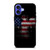 AMERICAN FLAG iPhone 16 Case Cover