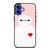 BAYMAX LOVE BIG HERO iPhone 16 Case Cover