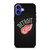 DETROIT RED WINGS METAL LOGO iPhone 16 Case Cover