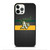 OAKLAND ATHLETICS METAL LOGO iPhone 12 Pro Case Cover OAKLAND ATHLETICS METAL LOGO iPhone 12 Pro Case Cover