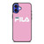 FILA PINK iPhone 16 Case Cover