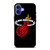 MIAMI HEAT LOGO iPhone 16 Case Cover