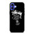 STUSSY METROPOLITAN iPhone 16 Case Cover